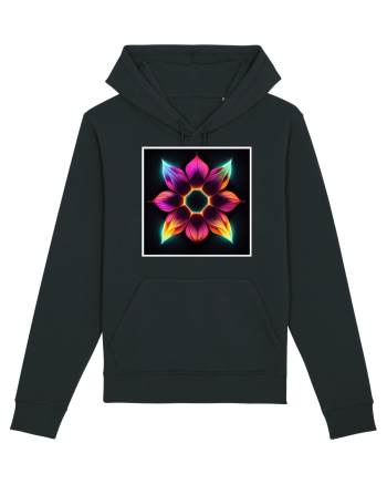 mandala flower Black