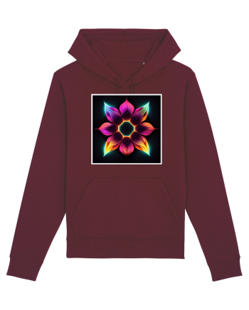 mandala flower Burgundy