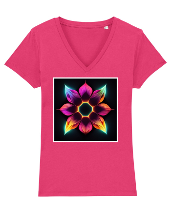 mandala flower Raspberry