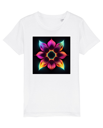 mandala flower White