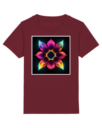 mandala flower Burgundy