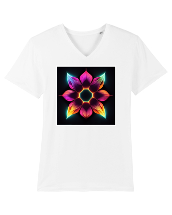 mandala flower White