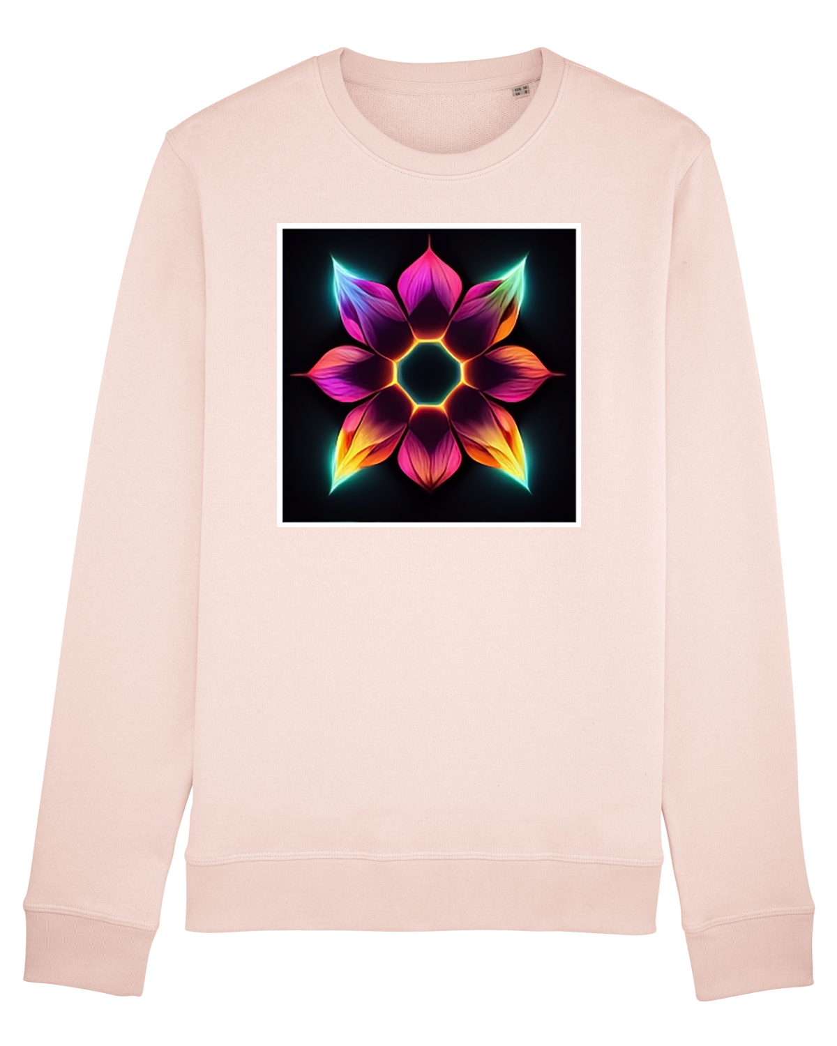 Bluză mânecă lungă Unisex Rise Candy Pink