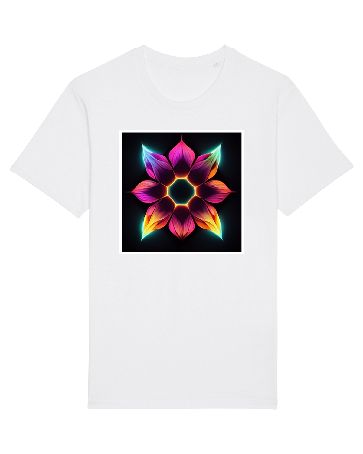 Tricou mânecă scurtă Unisex Rocker White