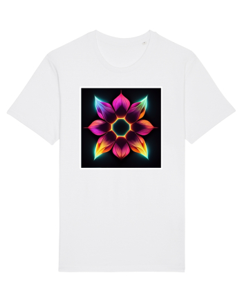 mandala flower White