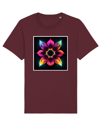 mandala flower Burgundy