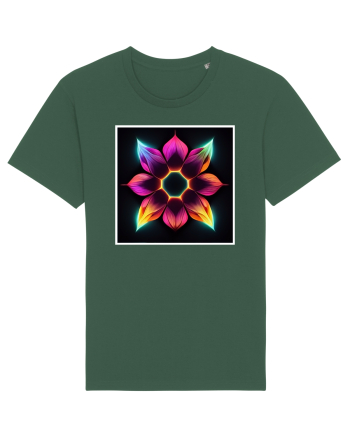mandala flower Bottle Green