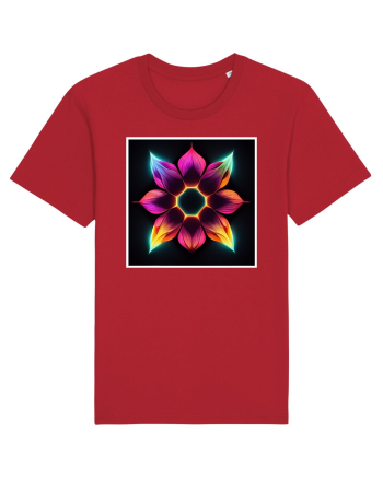 mandala flower Red