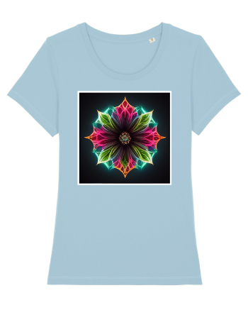 flower mandala  Sky Blue