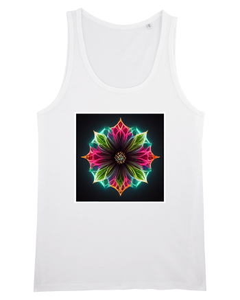 flower mandala  White