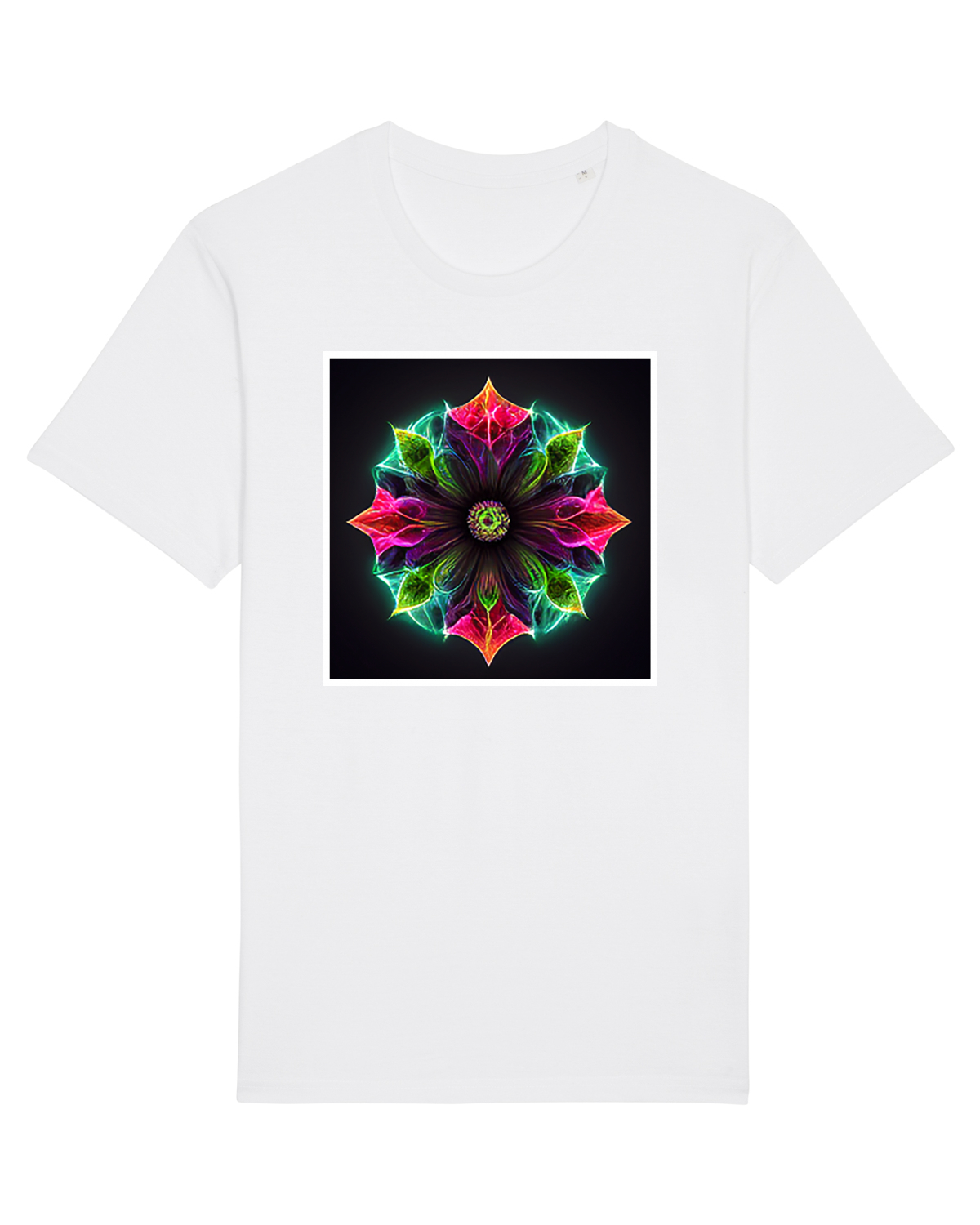 Tricou mânecă scurtă Unisex Rocker White