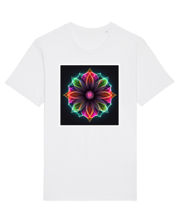 mandala light flower White