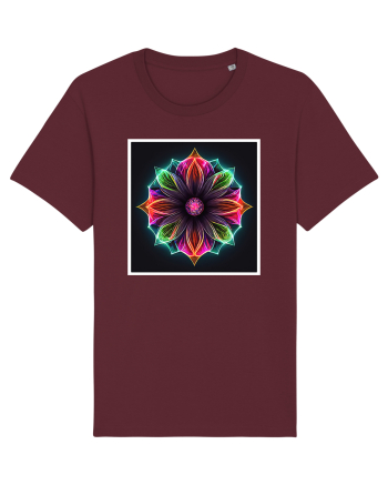 mandala light flower Burgundy