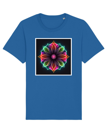 mandala light flower Royal Blue
