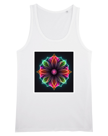 mandala light flower White