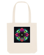 mandala neon light flower Sacoșă textilă