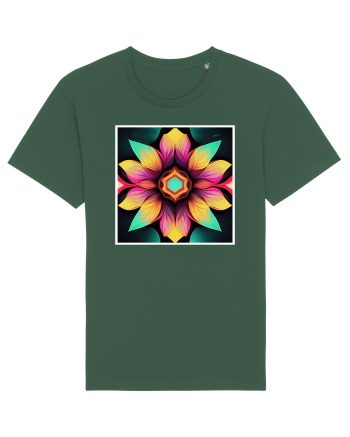 mandala beautiful flower Bottle Green