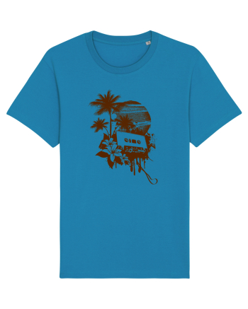 Retro Sunset Tropical Summer Azur