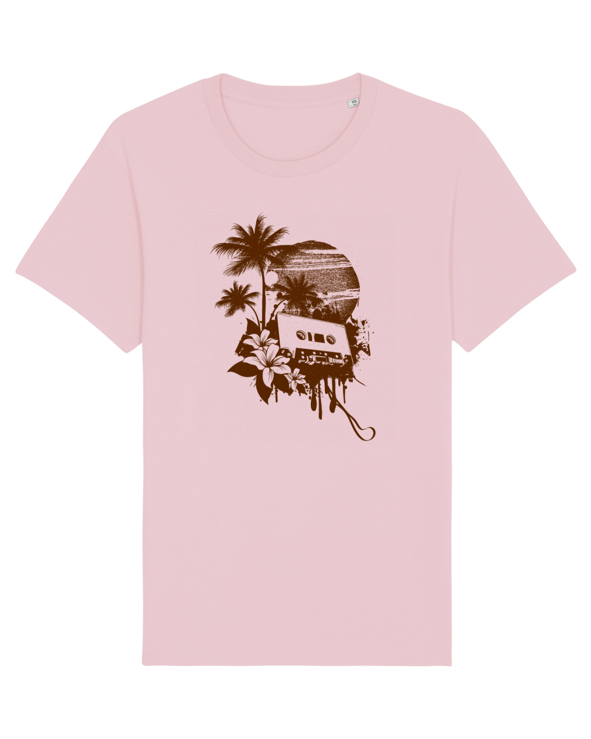 Tricou mânecă scurtă Unisex Rocker Cotton Pink