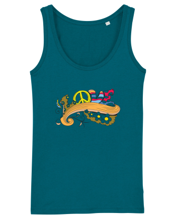 Retro Hippie Love Ocean Depth