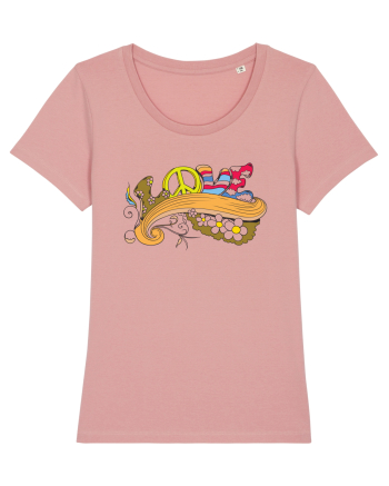 Retro Hippie Love Canyon Pink