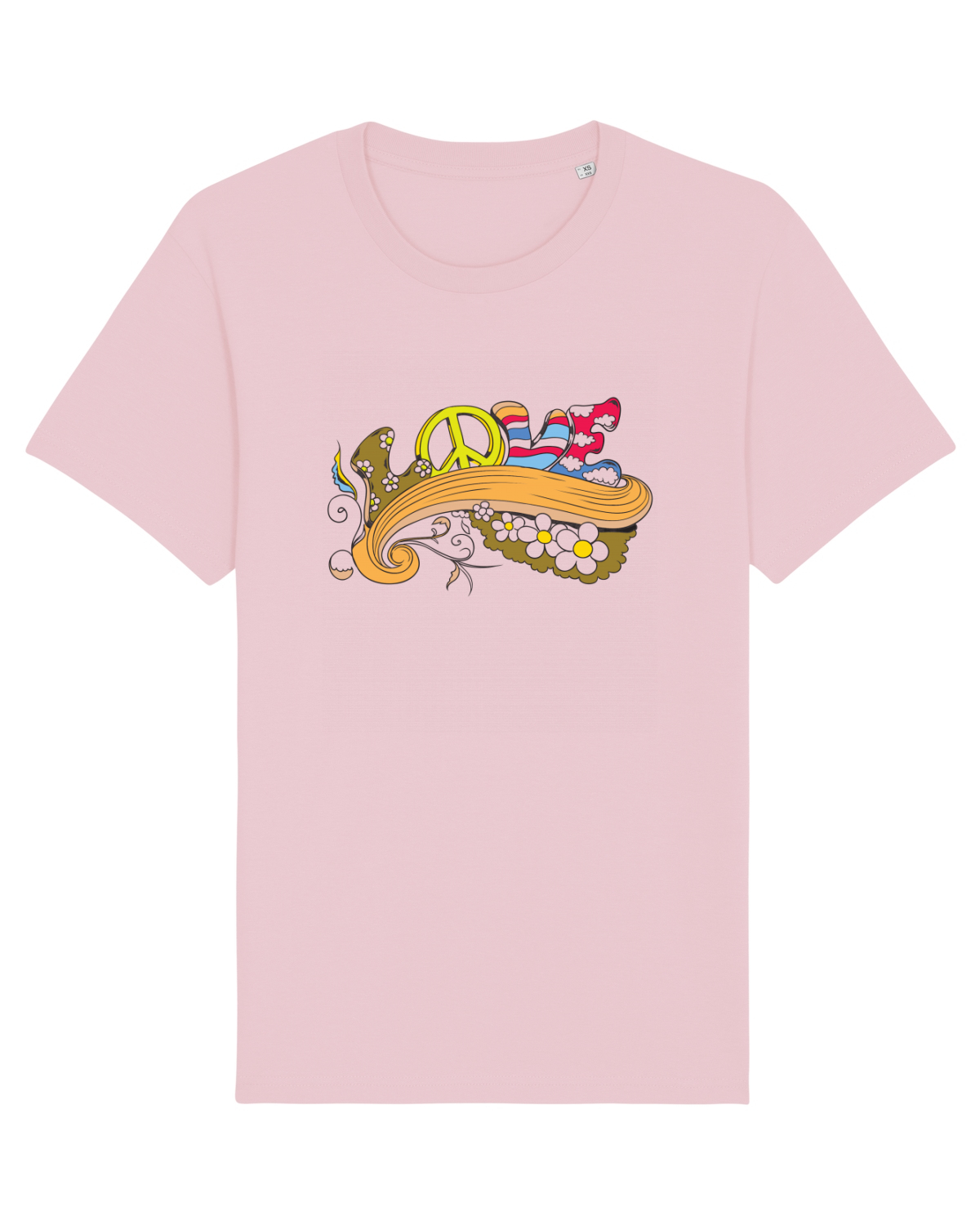 Tricou mânecă scurtă Unisex Rocker Cotton Pink