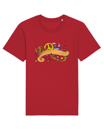 Retro Hippie Love Red
