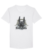 Necropolis Flaying Monkey Tricou mânecă scurtă guler larg Bărbat Skater