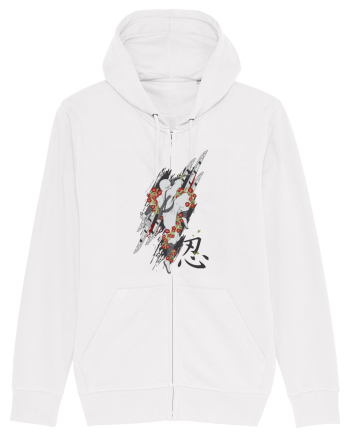 Ninja Flower Art White