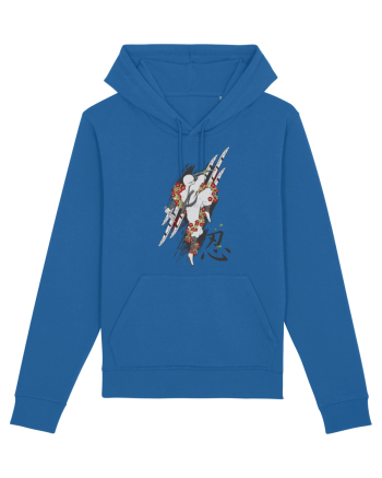 Ninja Flower Art Royal Blue