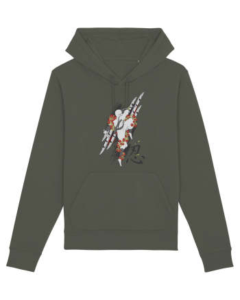 Ninja Flower Art Khaki