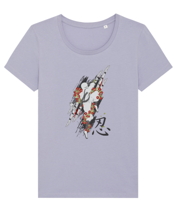 Ninja Flower Art Lavender