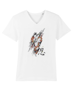 Ninja Flower Art Tricou mânecă scurtă guler V Bărbat Presenter
