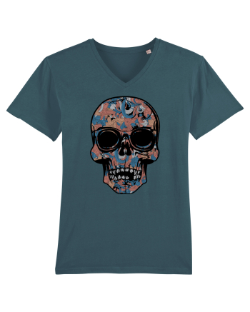 Vintage Flower Skull Stargazer