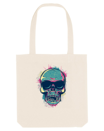 Graffiti Flower Skull Natural