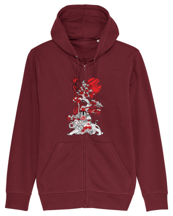 Japan Emperor Burgundy