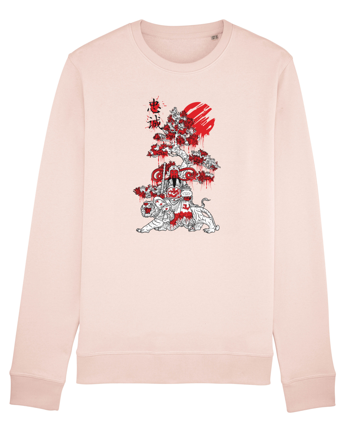 Bluză mânecă lungă Unisex Rise Candy Pink