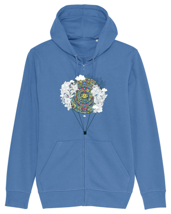 Aztec Calendar Bright Blue