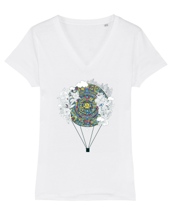 Aztec Calendar White