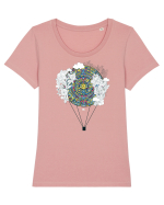 Aztec Calendar Tricou mânecă scurtă guler larg fitted Damă Expresser