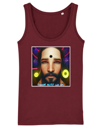 jesus at disco Burgundy