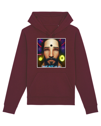 jesus at disco Burgundy