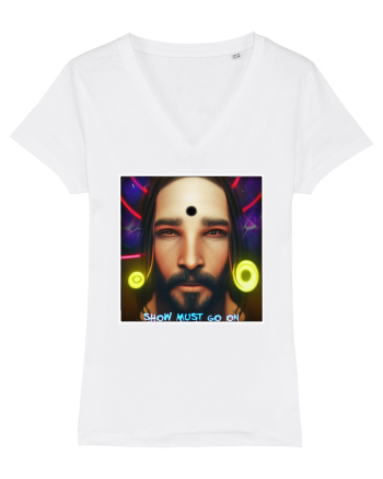 jesus at disco White