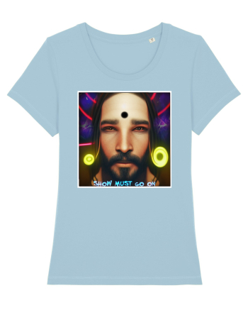 jesus at disco Sky Blue