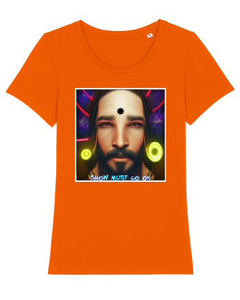 jesus at disco Bright Orange