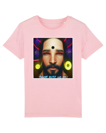 jesus at disco Cotton Pink