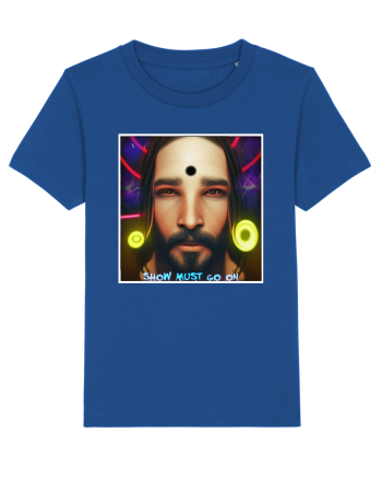 jesus at disco Majorelle Blue