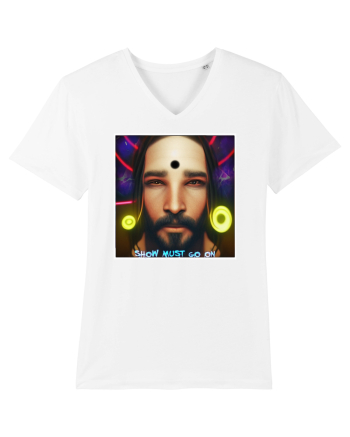 jesus at disco White