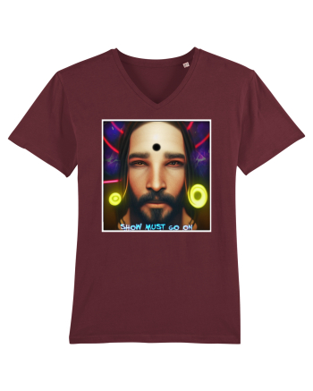jesus at disco Burgundy
