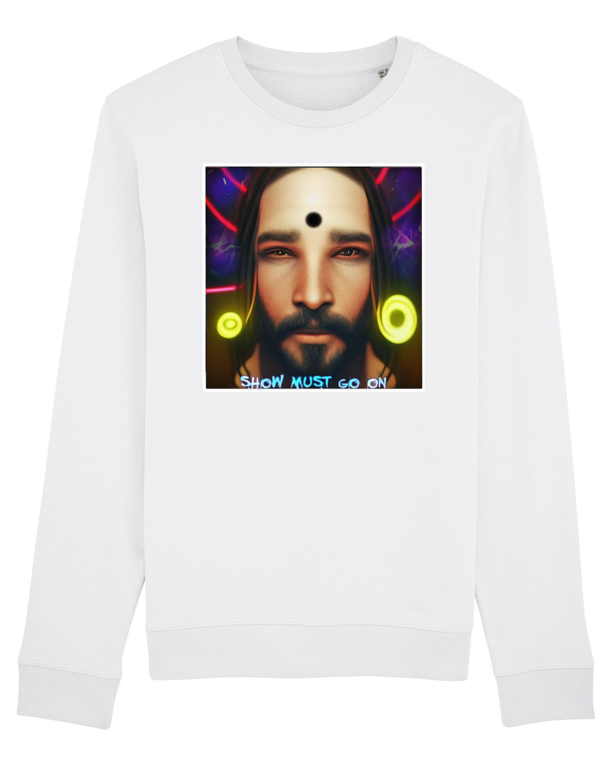 Bluză mânecă lungă Unisex Rise White